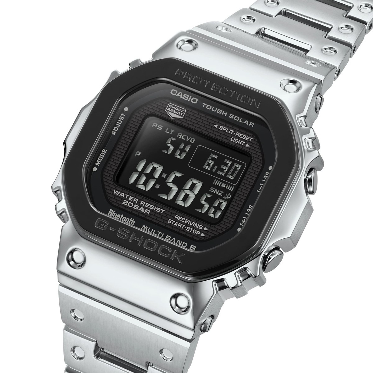時計 G-SHOCK BLACK BEZEL GMW-B5000BT-1JF CASIO G-SHOCK GMW-B5000BT-1JF Black Bezel Full Metal Bluetooth