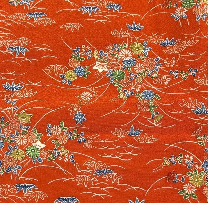 Pp954 Washable Kimono Small Pattern Lining Polyes… - image 4