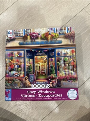 Ceaco 1000 Piece Jigsaw Puzzle~Shop Windows Series Books Store