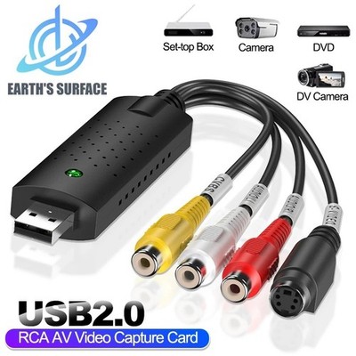 USB 2.0 Audio Video VHS to DVD VCR PC HDD Converter Adapter Digital Capture Card