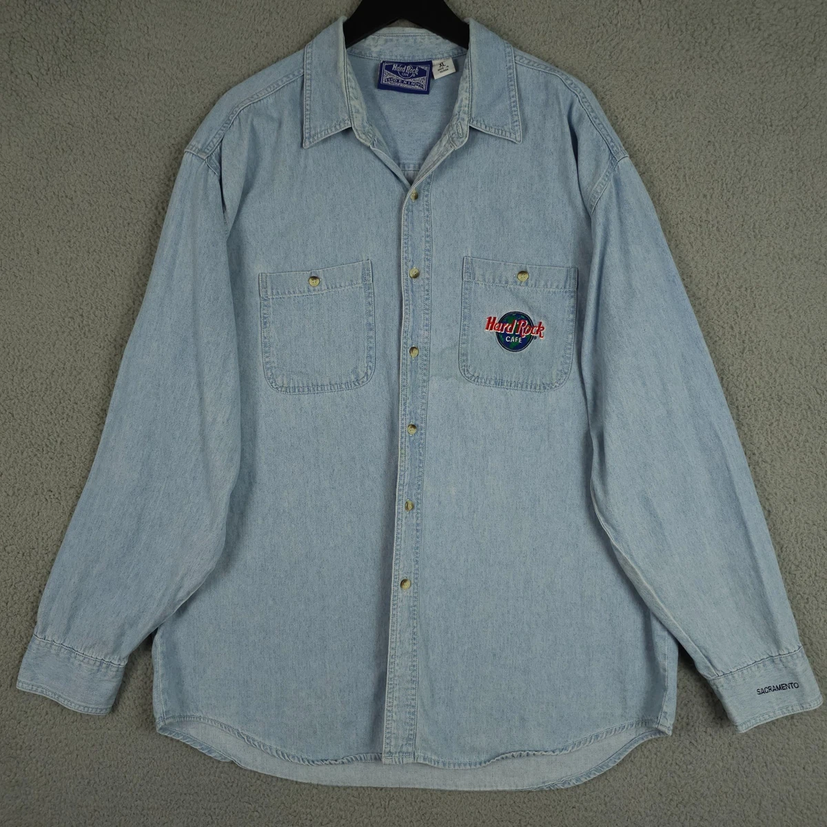 Hard Rock Cafe Casual Button-Down Shirts for Men for sale | eBay