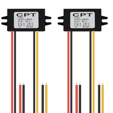 2Pcs DC Converter Waterproof 12V/24V to 5V Converter Step Down Module 3A 15W ...