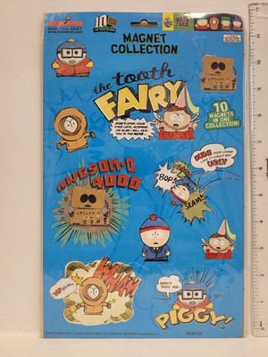 Magnet Collection Set - South Park Cartman Kenny Stan Set of 10 12'' NEW
