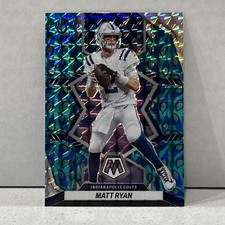 2022 Panini Mosaic Matt Ryan Peacock Prizm Case Hit SSP #82 Colts