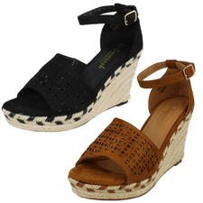 Donna Savannah Zeppa Sandali Estivi Punta Aperta