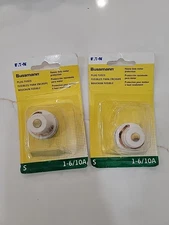 EaTON Bussman Plug Fuses Heavy-duty Motor Protection 1-6/10A NEW LOT OF 2