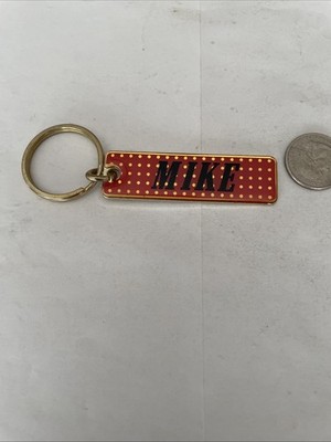 Vintage  Name Mike Key Ring 