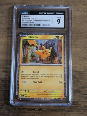 Pikachu 006/015 McDonald's 2023 Holo for sale online | eBay