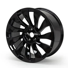 20" Replacement Wheel Rim Uberturbine Shiny Black 2021 2022 2023 For Model 3