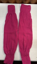 VTG Leg Warmers Pink Y2K 90s Balletcore Dance Dancer Ballet Uptown Chic Funky