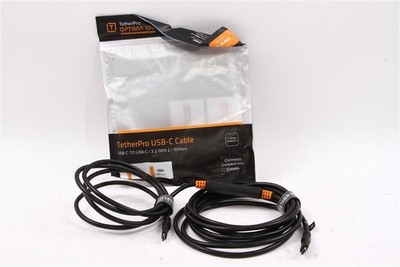 Used Tether Tools TetherPro Optima USB-C to USB-C Cable (15', Black)