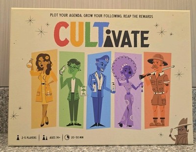 Cultivate Board Game Plot Agenda Grow Rewards PBJ01002 2022 Paps Bejou Complete 