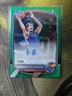 Bowman #CPA-KR Kohl Rosario Chrome Prospect Autographs Green Shimmer Refractor