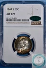 1944-S Washington Quarter NGC MS 67+ - Eye Appealing Delight!