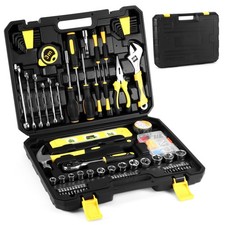 108Pcs General Household Hand Tool Kit with Toolbox Storage Case for Home Repair