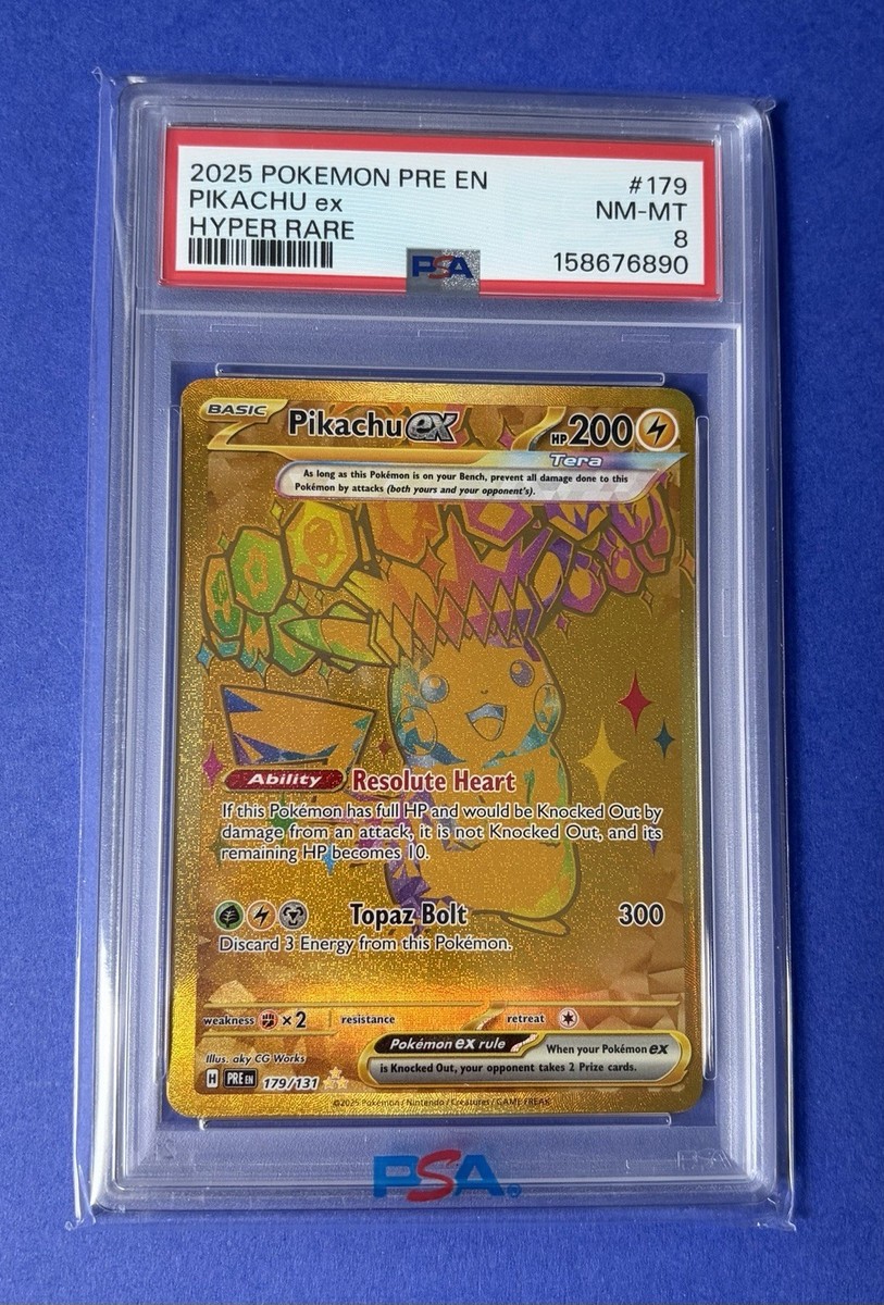Pikachu ex 179/131 Sv: Prismatic Evolutions Holo for sale online