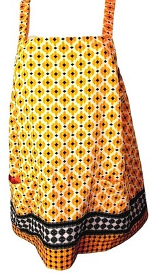 Boho Casual Chic Yellow Top Size 6 Summer Cool Pockets Retro Vibe Festival 