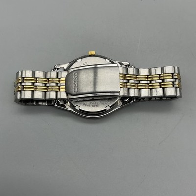 Seiko Mens Watch 37mm Gray Dial Sports 50 7N48-9A00 Day Date New
