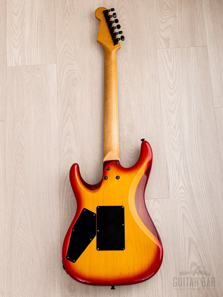 1990 Edwards by ESP Vision Alpha SSH Superstrat Cherry Sunburst w