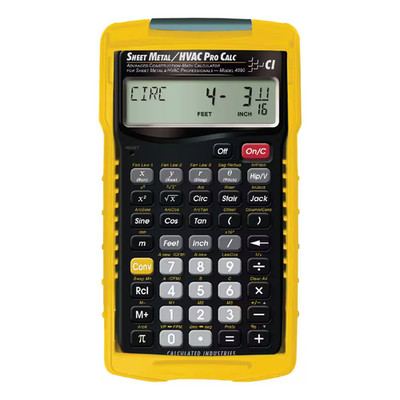 Sheet Metal/Hvac Pro Calc Calculator