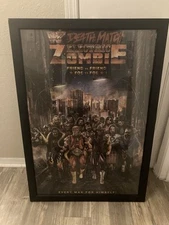 Electric Zombie EZ DEATH MATCH Poster Print 24" x 36" Rare Royal Rumble WWE WWF