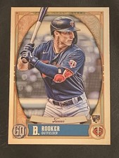 SP.  2021 Topps Gypsy Queen Team Script Font Swap Brent Rooker #77 Rookie RC A’s