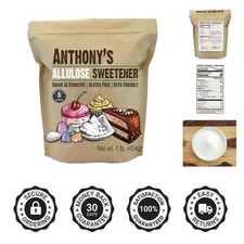 1 lb Allulose Sweetener - Keto Friendly, Gluten Free, Zero Net Carb Alternative