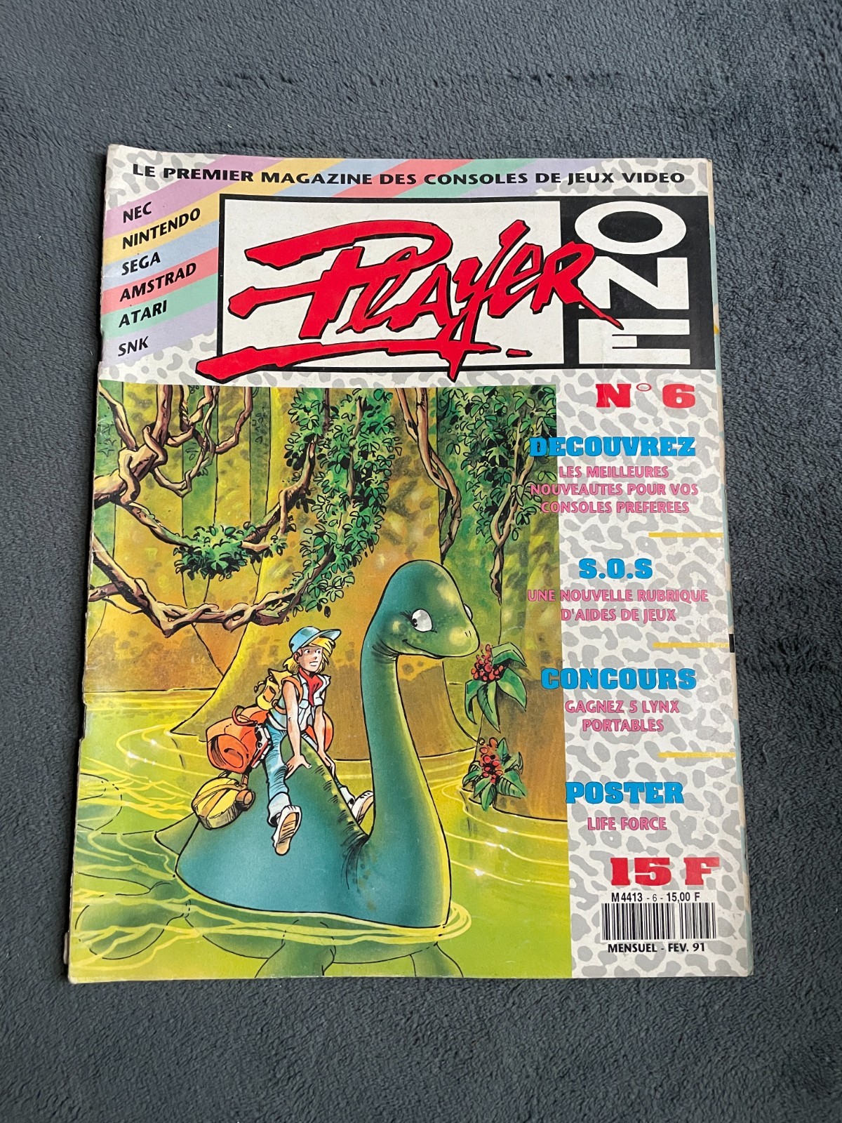 Magazine Jeux Videos Player One n 6 - Fevrier 1991