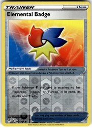 Elemental Badge 147/203 Evolving Skies Reverse Holo