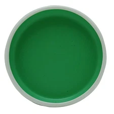 Kissho Japanese Painting Paint Iron Bowl White-Green 49