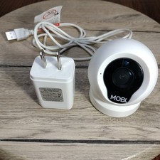 MobiCam Pan  Tilt Wi-Fi Baby  Pet Camera w/Wall Charger 720P