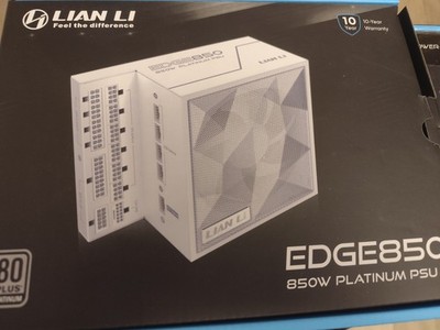 Lian Li EDGE GOLD 850 80 PLUS Platinum  Netzteil, PCIe 5.1, ATX 3.1  Weis