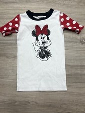 Hanna Andersson Disney Girls Minnie Mouse Pajama Top Short Sleeve US 6/7 120