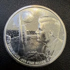1 oz .999 Fine Silver Apollo 11 Moon Landing - J F Kennedy Ty209