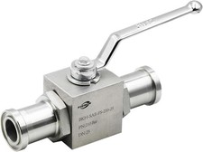 1-1/2"" 3000 PSI Split Flange Steel Ball Valve, Silvery