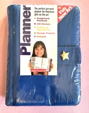 NOS American Girl Planner Notebook Stickers & More Collectible Blue Pleasant Co.