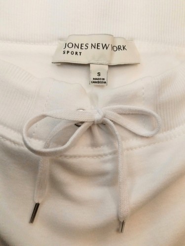 Falda Tenis Deportiva Jones New York Mujer Talla Pequeña Algodón Blanco - Imagen 3 de 9