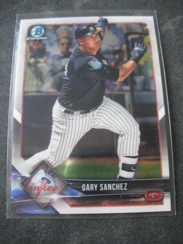 GARY SANCHEZ 2018 Bowman Chrome #10 NEW YORK YANKEES MINT - 第 1/2 張圖片