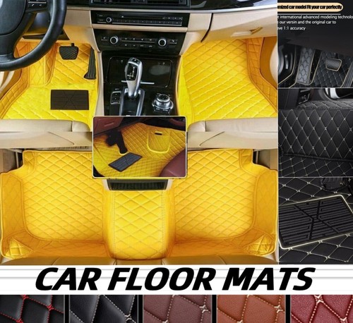 For Mercedes Benz Car Floor Mats PU Leather Liners Waterproof All Weather Luxury - Picture 23 of 38