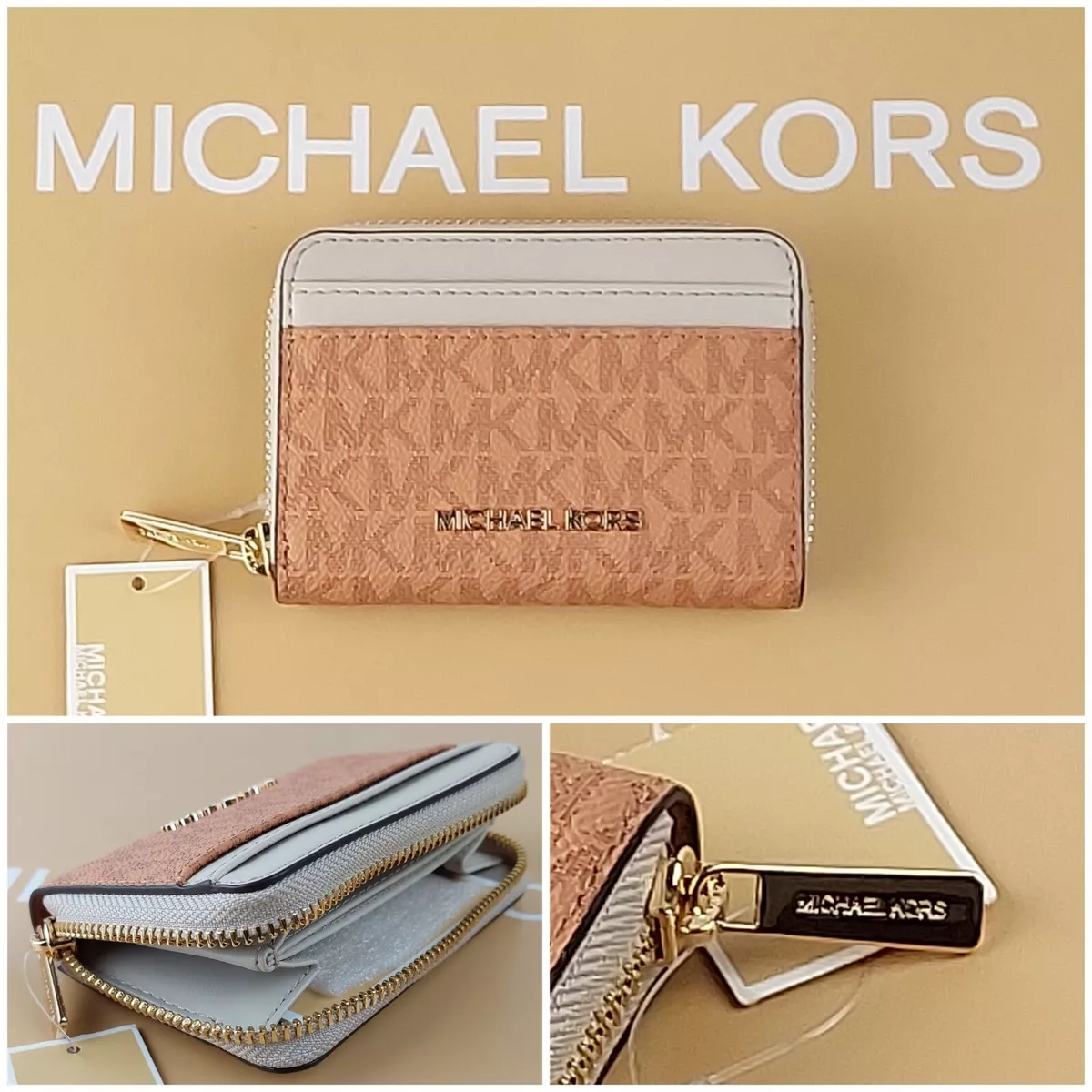 Michael kors cheap purse wallet set
