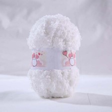 Snuggly Snowflake Chunky Soft Baby Wool 50g Knitting Yarn White Winter Warm Gift
