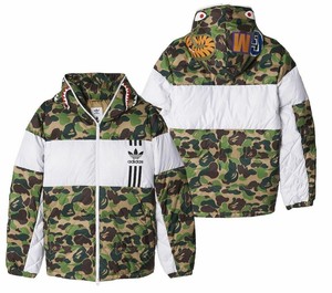 bape x adidas id96 down jacket