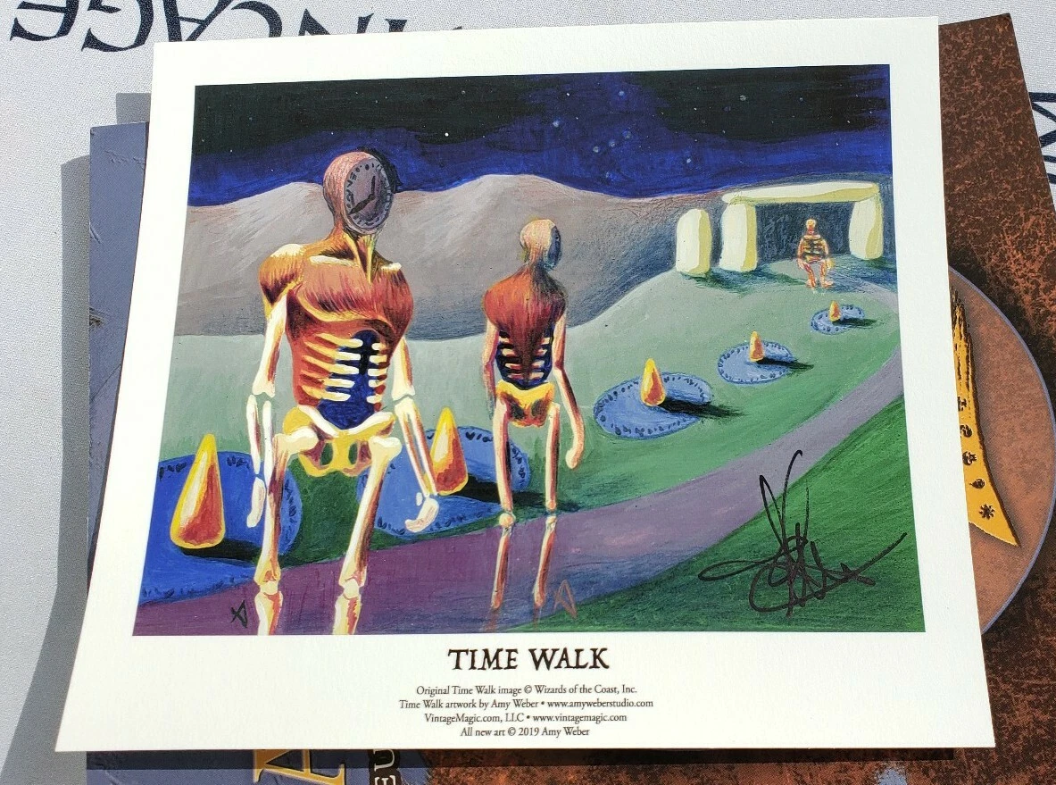 最安値大得価 ヤフオク! - Time Walk アートプリント サイン入り MTG