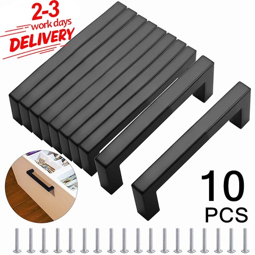 10PCS Bar Kitchen Door Handle Cupboard Drawer Bedroom Furniture