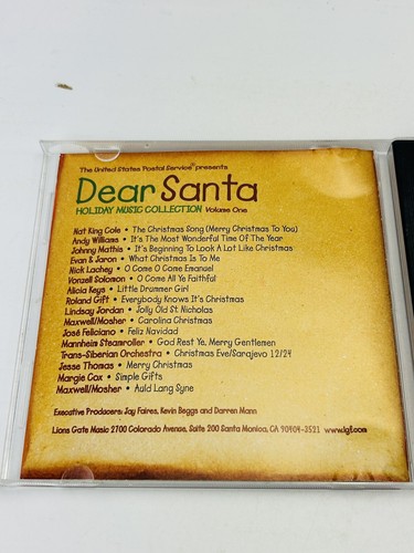 USPS Dear Santa- Holiday Music Collection Volume One (CD, 2005, Lionsgate Music) - Picture 2 of 4