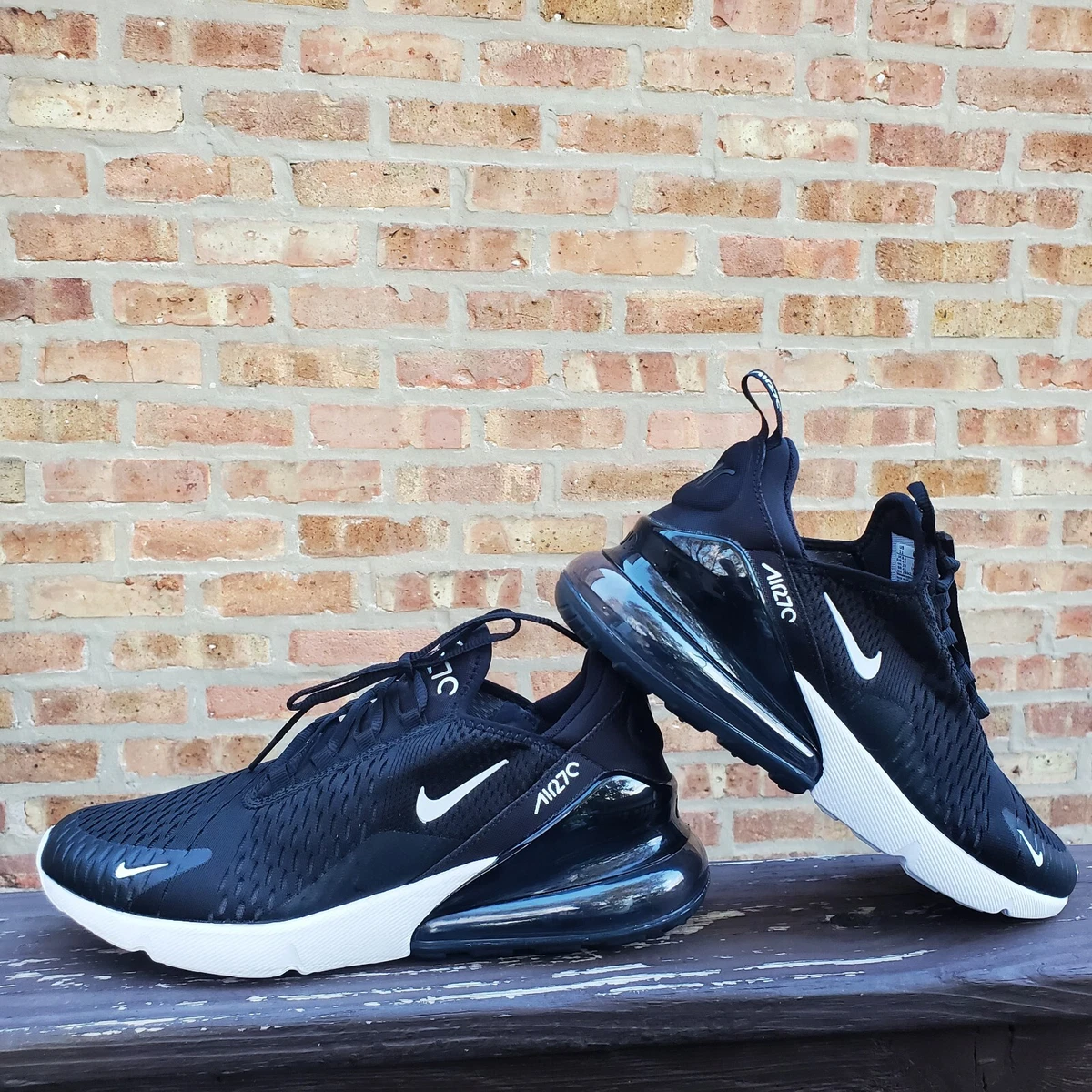 Women's Nike Air Max 270 Black White / 7