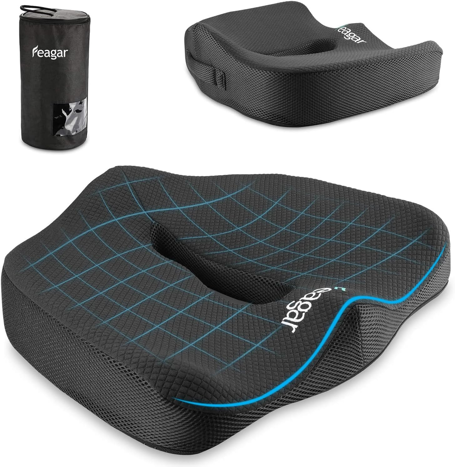 Coussin de chaises en mousse à mémoire de forme haute densité pour posture droite
