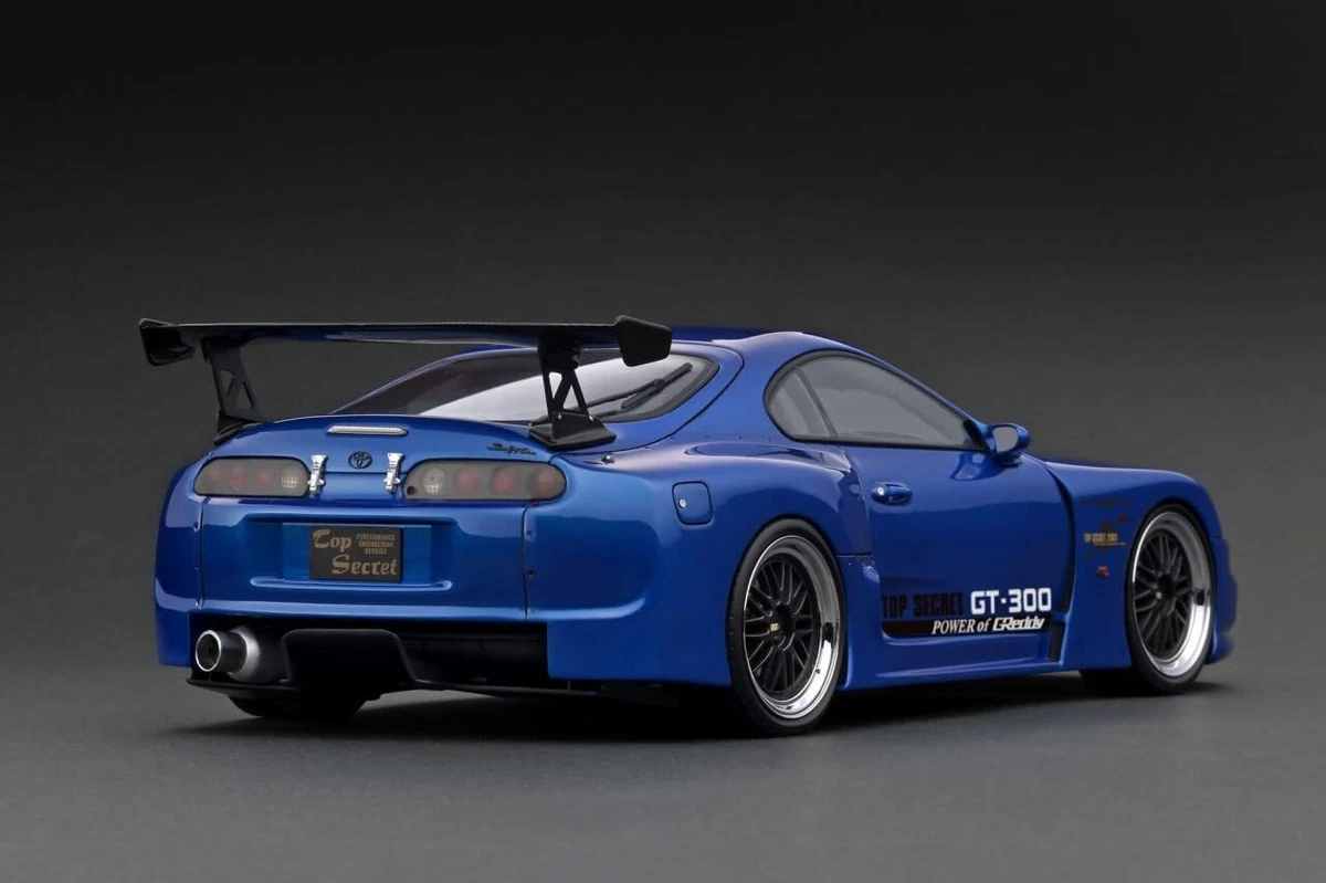 ignition model 1/18 TOP SECRET GT300 TOYOTA Supra (JZA80) Blue 