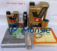 BMW Serie 4 418d/420d/425d - Kit manutenzione filtro completo, tappo olio e pozzetto - 2013+