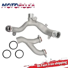 For Jaguar Land Rover Coolant Pipe Metal 3.0L V6 5.0 V8 Supercharged Engine